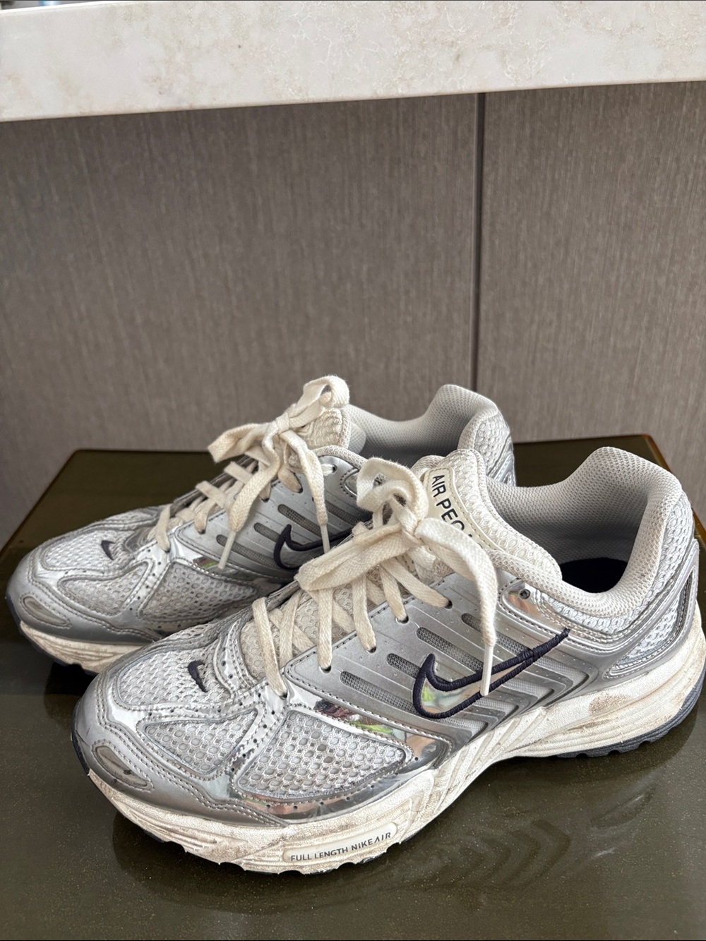 Nike Air Pegasus Women’s Metallic 2K5 Chrome Sneakers